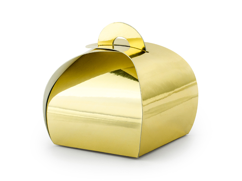 Presentaskar metallic guld 10-pack