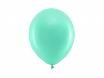 Mintgröna pastellballonger
