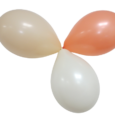 Eco Pastell ballonger Ljus Persika 26cm 6-pack