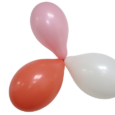 Eco Pastell ballonger Vit 26cm 6-pack