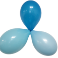 Eco Pastell ballonger himmelsblå 26cm 6-pack