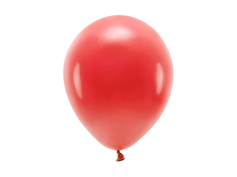 Röda ekologiska ballonger i 6-pack. 17kr