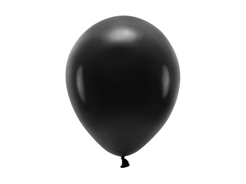 Svarta ekologiska ballonger 6-pack