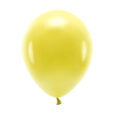 Eco Pastell ballonger Mörkgul 26cm 6-pack