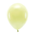 Eco Pastell ballonger Ljusgul 26cm 6-pack