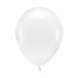 Eco Pastell ballonger Svart/Vit/ Kristallklar 26cm 6-pack