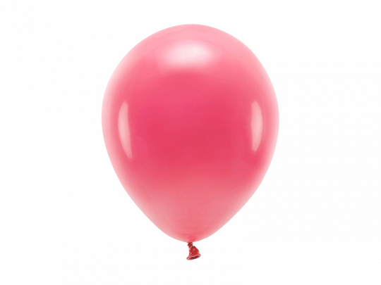 Ljusröda ekologiska ballonger 6-pack