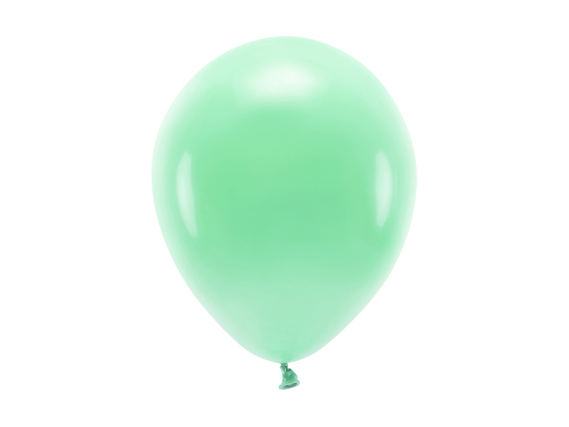 Ekologiska ballonger i mint. 6-pack. 17kr.