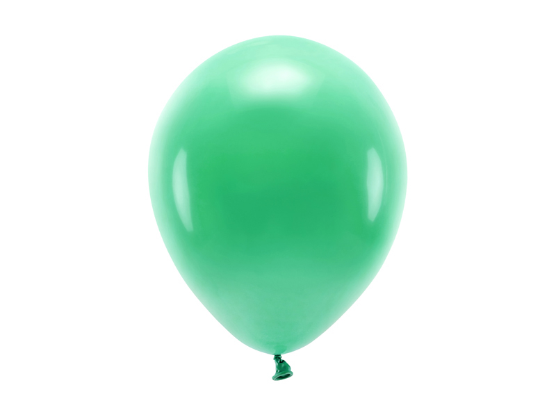Pastellgröna ekologiska ballonger 26cm 6-pack