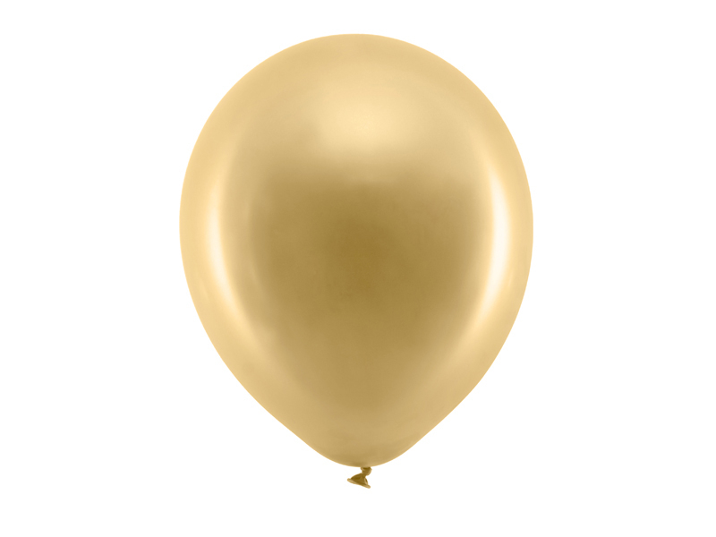Metallic Guldballonger. Mixa med olika färger, storlekar och ytor.