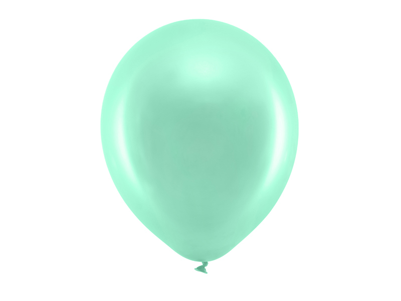 Mintballonger med metallic yta