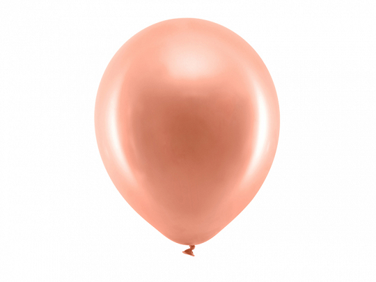 Roseguld ballonger med metallic yta. Vi har många härliga ballonger i olika färger, ytor och storlekar