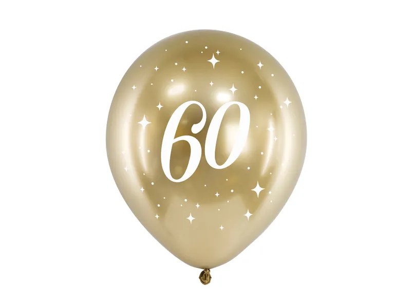 Jubileumsfest 60 år Ballonger guld
