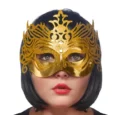 Partymask Guldglitter 8×24 cm