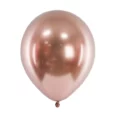 Glossy ballonger Roséguld 30cm 6-pack