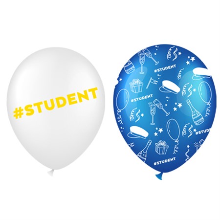 #Student. Ballonger till studentfirandet.