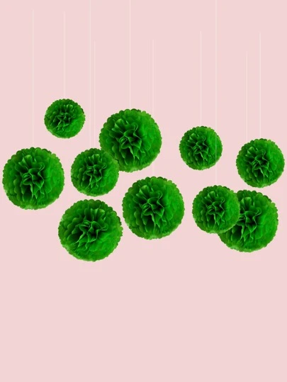 pompom grön1