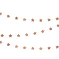Girlang stjärnor Roséguld 360 cm