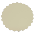 Placeringskort Blommor Creme 10-pack 62×62 mm