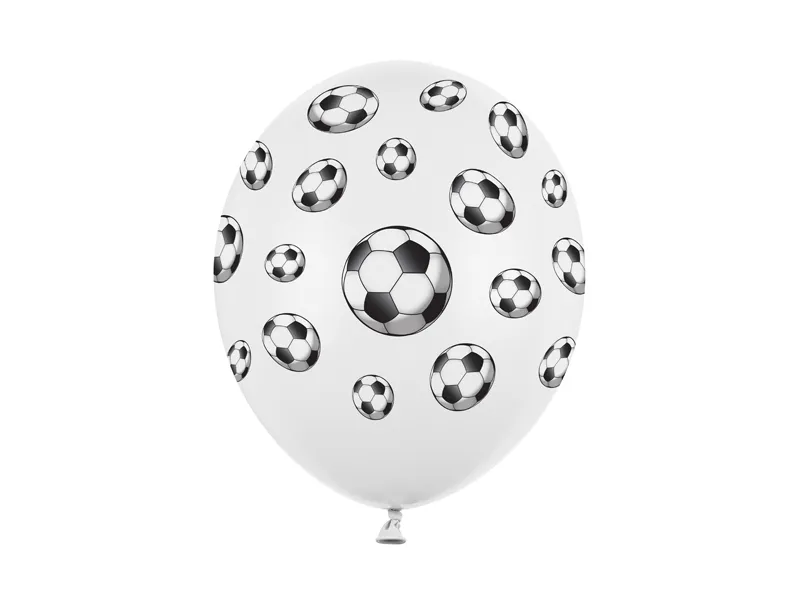 Ballonger Fotboll. Fotbollstema till barnkalas. 6-pack, 25 kronor.