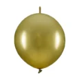 Länkande ballonger Guld 20-pack