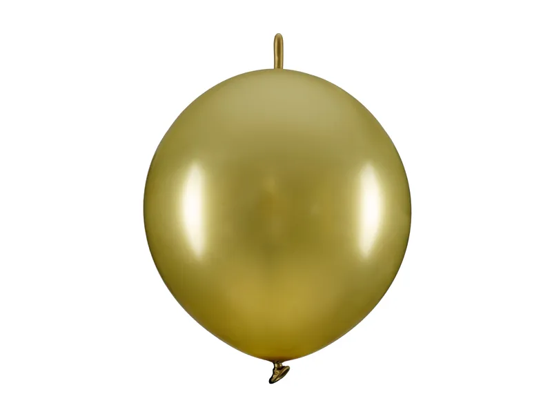 Länkande guldballonger. Festdekoration / Ballongdekoration. 20-pack, 95 kronor.