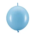 Länkande ballonger Ljusblå 20-pack