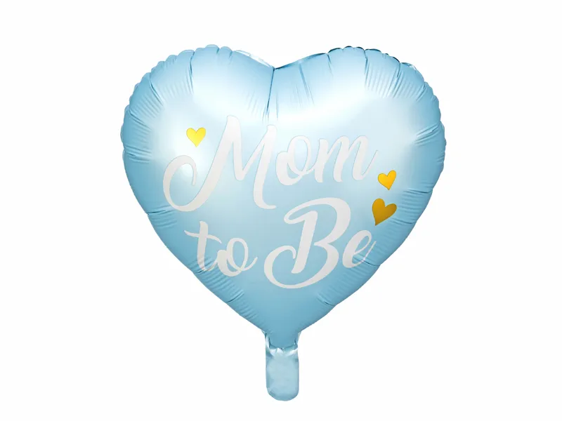 Mom to Be Blå. Gender Reveal. Babyshower