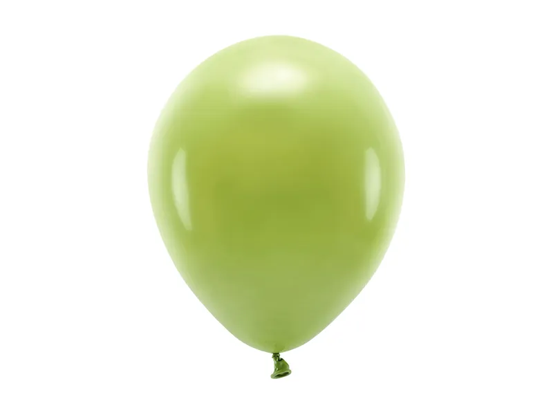 Olivgröna ekologiska ballonger. 10-pack 19 kronor