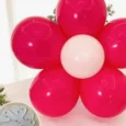 Ballongskiva  till 6 ballonger Blomma 2-pack