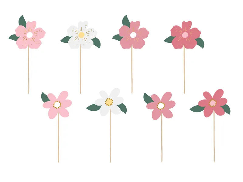 Dekoration med blommor till bakverk och tårtor.