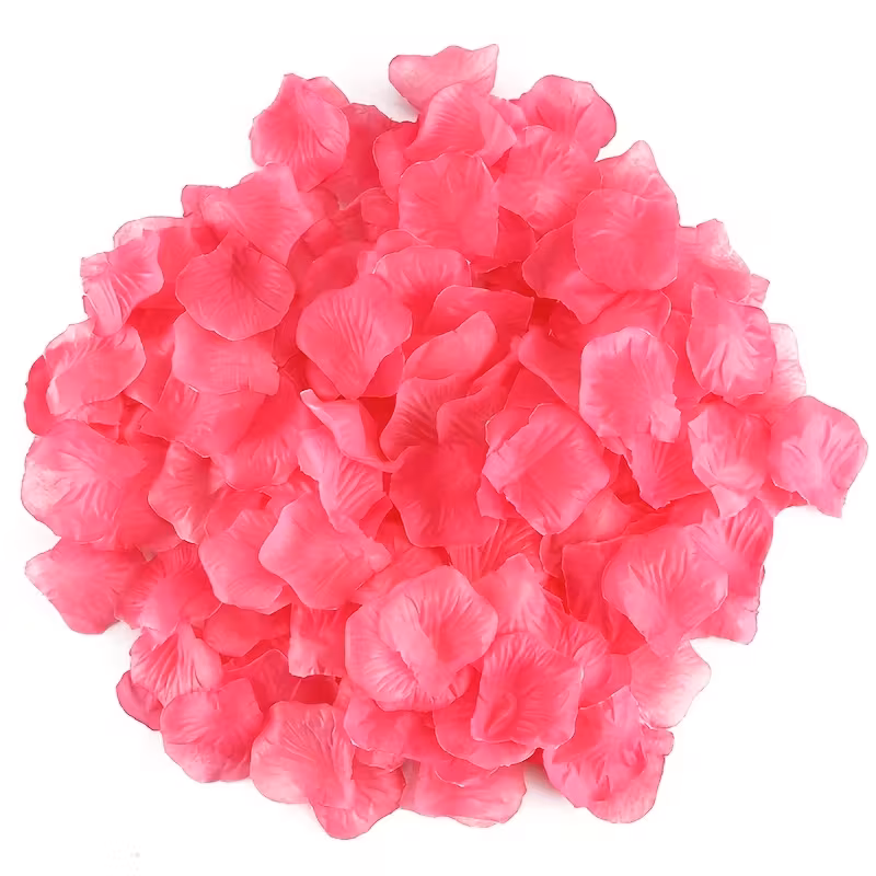 Skrikrosa / Klar rosa. Rosenblad/Rosblad. 100st. 19 kronor.